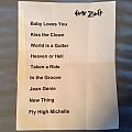 Enuff Z&#039;Nuff - Other Collectable - Enuff Z'Nuff setlist