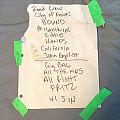 Local H - Other Collectable - Local H Setlist (Signed by Scott Lucas)