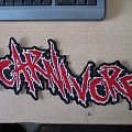 Carnivore - Patch - Carnivore Logo Backshape