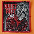 Quiet Riot - Patch - Quiet Riot  - Red Border Patch with silver embroidment