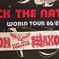 Saxon - Other Collectable - Saxon Scarf, Cloth, Tour merch