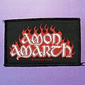 Amon Amarth - Patch - Amon Amarth  - Logo in Flames