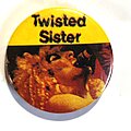 Twisted Sister - Pin / Badge - Twisted Sister - Dee Snider 25mm Pin