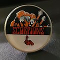 Scorpions - Pin / Badge - Vintage Scorpions Pin Back. Glass front