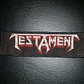 Testament - Patch - Testament strip