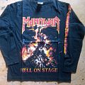 Manowar - TShirt or Longsleeve - LS - Manowar  Hell On Stage Tour 92