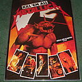 Metallica - Other Collectable - Metallica Hell on Earth Tour poster original 1984 in frame