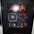 Anthrax - Other Collectable - Anthrax Autographed Poster 2016