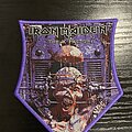 Iron Maiden - Patch - Iron Maiden - The X Factor purple border patch