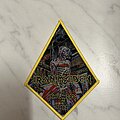 Iron Maiden - Patch - Iron Maiden somewhere in time yellow border patch