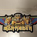 Iron Maiden - Patch - Iron Maiden - Woven Powerslave Backshape (Offical)