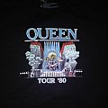 Queen - TShirt or Longsleeve - Queen : Tour 1980 (reproduction)