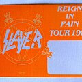 Slayer - Other Collectable - slayer backstage pass 1987