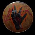 Slayer - Pin / Badge - Slayer christ illusion hand 1.25" Pinback Button