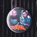 Slayer - Pin / Badge - slayer huge kerry king and tom araya buton