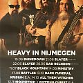 Slayer - Other Collectable - 2016 XXL poster Doorn Roosje Nijmegen Netherlands tourdates and info