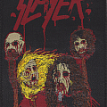 Slayer - Patch - slayer  new design of death skin mask woven patch black rim
