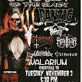- Blackest of the Black concert flyer