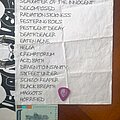 Repulsion - Other Collectable - Repulsion - Setlist from their Performance 2013 at The Tribute to Jesse Pintado,...