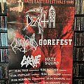 Death - Other Collectable - Full of Hate Festival Easterfestivals 1995 - Death, Unleashed, Gorefest, Grave,...