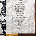 Satyricon - Other Collectable - Satyricon -  Set List from their Performance El Salvador 2011