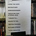 Destruction - Other Collectable - Destruction - Set list from Their Performance at Hellfest 2011