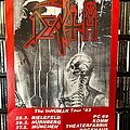 Death - Other Collectable - Death - The InHUMAN Tour of the World  1992 Poster