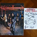 My Dying Bride - Other Collectable - My Dying Bride - Postcard Signed by the Band at Graspop Metal Meeting 2004