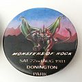 AC/DC - Other Collectable - Original Monsters of Rock button badge 1981