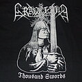 Graveland - TShirt or Longsleeve - GRAVELAND "1000 SWORDS/PAGANISM AGAINST CHRISTIANITY" BAND SHIRT