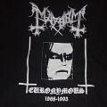 Mayhem - TShirt or Longsleeve - MAYHEM "EURONYMOUS 1968-1993 DEATH/PURE FUCKING ARMAGEDDON" BAND SHIRT