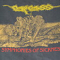 Carcass - TShirt or Longsleeve - CARCASS "SYMPHONIES OF SICKNESS/REEK OF PUTREFACTION" 1990 EARACHE BAND SHIRT
