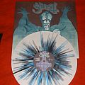 Ghost - Other Collectable - GHOST "OPUS EPONYMOUS" 2ND PRESSING 500 WHITE WITH BLACK AND BLUE SPLATTER
