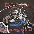 The Exploited - TShirt or Longsleeve - The Exploited EXPLOITED "Death Before Dishonour" 1988 Bootleg Tour