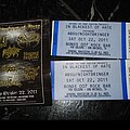 Absu - Other Collectable - ABSU/NIGHTBRINGER TICKETS I won from a contest at brutalexistenceradio.com