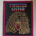 Twisted Sister - Patch - Twisted Sister - Dee Snider (pink border) patch