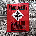 Manowar - Patch - Manowar - Sign Of The Hammer ( Backpatch )