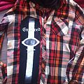 Enslaved - TShirt or Longsleeve - Plaid with shitty Enslaved shirt (patch)