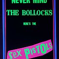 Sex Pistols - Other Collectable - 1980's Sex Pistols Never Mind the Bollocks, Here's the Sex Pistols Black Light...