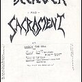 Believer - Other Collectable - Believer/Sacrament concert flyer