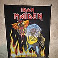 Iron Maiden - Patch - Iron Maiden Devil Head Number of the Beast Transfer Backpatch.