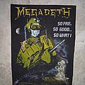 Megadeth - Patch - Megadeth So far, so etc old backpatch.