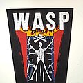 W.A.S.P. - Patch - W.A.S.P. Old Megarare Screenprint Debut Album Backpatch.