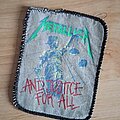 Metallica - Patch - Metallica And Justice for All Old Printed Patch.