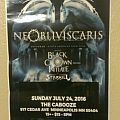 Ne Obliviscaris - Other Collectable - Poster from Ne show