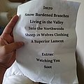 Panopticon - Other Collectable - Panopticon: July 16th setlist