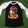 Venom - TShirt or Longsleeve - VENOM - Cronos on fire baseball shirt