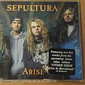 Sepultura - Tape / Vinyl / CD / Recording etc - Sepultura Arise (3 track promo cd) Slimcase