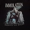 Immolation - TShirt or Longsleeve - T Shirt Immolation - " Majestic And Decay "