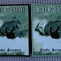 Burzum - Patch - Burzum patchwoven Feeble Screams!